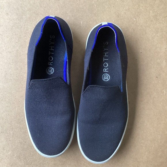 Rothy's blue  business causal Slip-On Shoes, size 8.5 - Picture 1 of 10